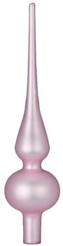 Inge-Glas Christbaumspitze 26cm Glas Rosa Matt / Pink Blush