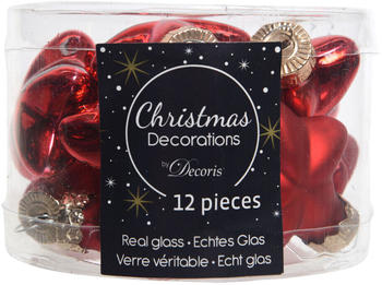 Kaemingk Mini-Sterne 4cm 12 Stk. christmas red (10188)