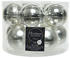 Kaemingk Christbaumkugeln Glas 6cm 10 Stk. silber (140132)
