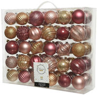 Christmas Decorations 60 Weihnachtskugeln 6-7cm Kunststoff Ornamente...
