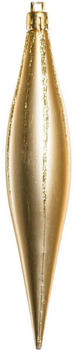 Trend Line Zapfen bruchfest 15cm gold 8 Stk.