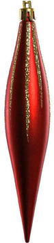 Trend Line Zapfen bruchfest 15cm rot 8 Stk.