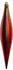 Trend Line Zapfen bruchfest 15cm rot 8 Stk.