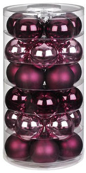 Inge-Glas Kugeln Glas 6cm 30 Stk. berry kiss (15248C107)