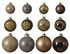 Marelida Christbaumkugeln 7/8/10cm 12er (149922-1)