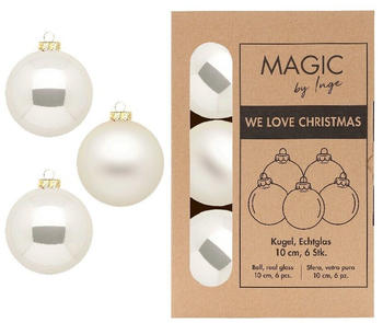 MAGIC by Inge We Love Christmas 10cm 6 Pcs. (16028P106)