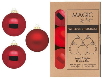 MAGIC by Inge We Love Christmas 10cm 6 Pcs. (12001P106)