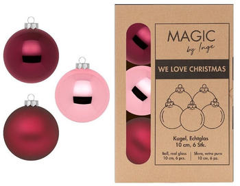 MAGIC by Inge We Love Christmas 10cm 6 Pcs. (15248P106)