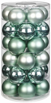 Inge-Glas Kugeln Glas 6cm 30 Stk. winter jade (15247P630)