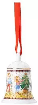 Hutschenreuther Porzellanglocke Weihnachtsklänge 2024 7cm (02250-722829-27920)