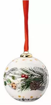 Hutschenreuther Porzellankugel Klein Weihnachtslieder 2024 6,4cm (02472-727212-27937)