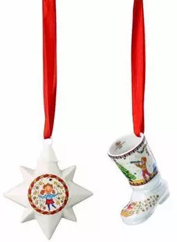 Hutschenreuther Stern und Stiefel Mini Sammeledition 2024 5,5cm (02481-727474-28622)