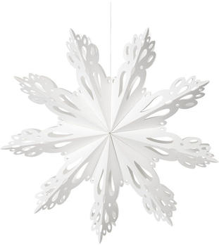 Broste Copenhagen Snowflake M 30cm weiß