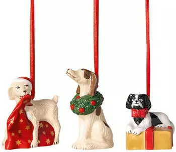 Villeroy & Boch Nostalgic Ornaments Hunde 8cm 3-tlg. (1483316692)
