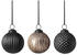 Villeroy & Boch Black XMAS Glas-Weihnachtskugeln 3-tlg. (1486727419)