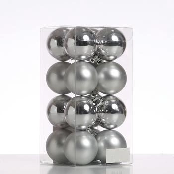 Marelida Christbaumkugeln 4cm 16er silber