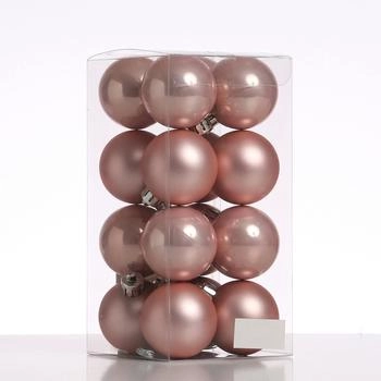 Marelida Christbaumkugeln 4cm 16er rosa