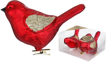 Inge-Glas Vögel auf Clip 9cm 3 Stk. (81247G003)
