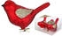 Inge-Glas Vögel auf Clip 9cm 3 Stk. (81247G)
