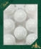 Krebs Lauscha Christbaumschmuck 6,7cm 8 Stk. glänzend porzellanweiß (CBK70106)