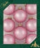 Krebs Lauscha Christbaumschmuck 6,7cm 8 Stk. matt pink (CBK50005)