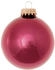 Krebs Lauscha Christbaumschmuck 6,7cm 8 Stk. glänzend burgunderrot (CBK79614)