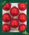 Krebs Lauscha Christbaumschmuck 6,7cm 8 Stk. matt feuerrot (CBK70213)