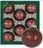 glänzend mocca (CBK83295): Krebs Lauscha Christbaumschmuck 6,7cm 8 Stk.