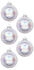 Inge-Glas Kugeln Glas 6cm 30 Stk. irisierend (14140P620)