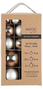MAGIC by Inge Weihnachtskugeln 4/6/8cm 42 Stk. (12000P942)