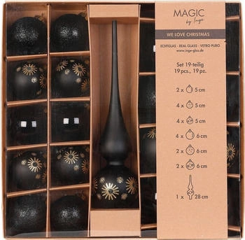 Inge-Glas Echtglas Set 5-6cm mit Spitze 19 Stk. (40648P416)