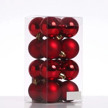 Marelida Christbaumkugeln 4cm 16er rot