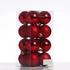 Rot: Marelida Christbaumkugeln 4cm 16er
