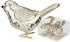 Inge-Glas Vögel auf Clip 9cm 3 Stk. (81247G)