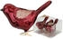 Inge-Glas Vögel auf Clip 9cm 3 Stk. (81247G)