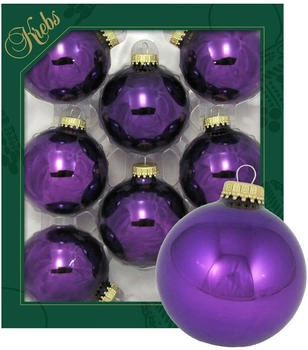 Krebs Lauscha Christbaumkugeln Glas 6,7cm (CBK83311)