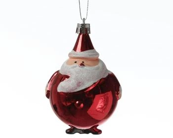 Marelida Weihnachtsmann bruchfest glänzend 9cm rot