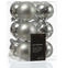 silber: Marelida Weihnachtskugeln bruchfest 6cm 12er glänzend matt