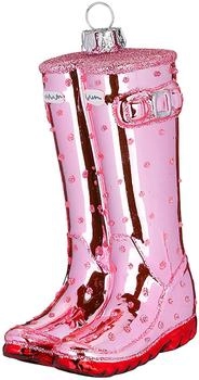 MAGIC by Inge Christbaumschmuck Gummistiefel Figur 10cm Glas Rosa