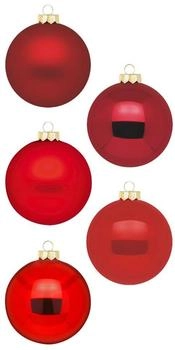 MAGIC by Inge Glas Weihnachtskugeln klein 36 Kugeln 4cm Ruby Red