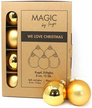 MAGIC by Inge Kugel Inkagold WE Love Christmas - 12 Stück/8cm