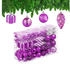 Relaxdays GmbH Weihnachtskugeln im 72er Set Pink,Schwarz