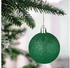 Relaxdays GmbH Weihnachtskugeln im 100er Set Dunkelgrün,Silber,Schwarz