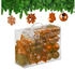 Relaxdays GmbH Weihnachtskugeln im 100er Set Orange,Silber,Schwarz