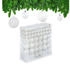 Relaxdays GmbH Weihnachtskugeln im 150er Set Silber,Schwarz