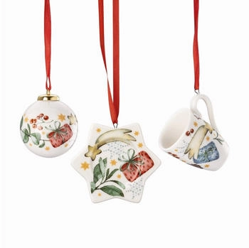 Hutschenreuther Sammelserie Weihnachtslied Mini-Becher Set 3-tlg. Alle Jahre wieder