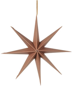 Broste Copenhagen Christmas Star Deko-Anhänger, Ø 50 cm, indian tan