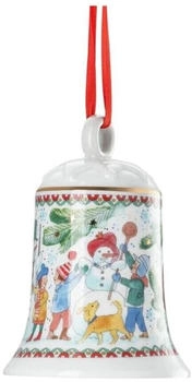 Hutschenreuther Sammeledition Weihnachten 2025-Weihnachtsspiele Porzellanglocke 12 cm