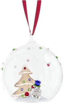 Swarovski Holiday Cheers Baum und Schneemann Weihnachtskugel OS