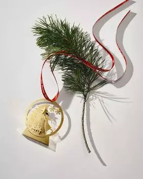 Georg Jensen Weihnachtsherz, 2025 Vergoldetes Messing